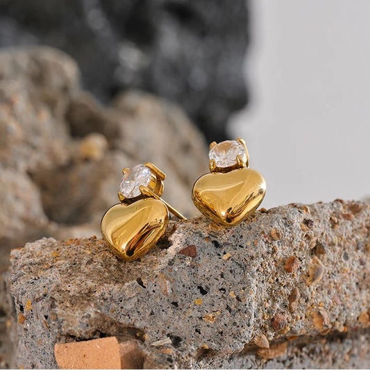 Sweet heart eaarings