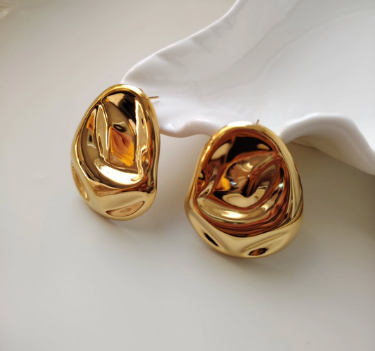 Chunky textured earrings