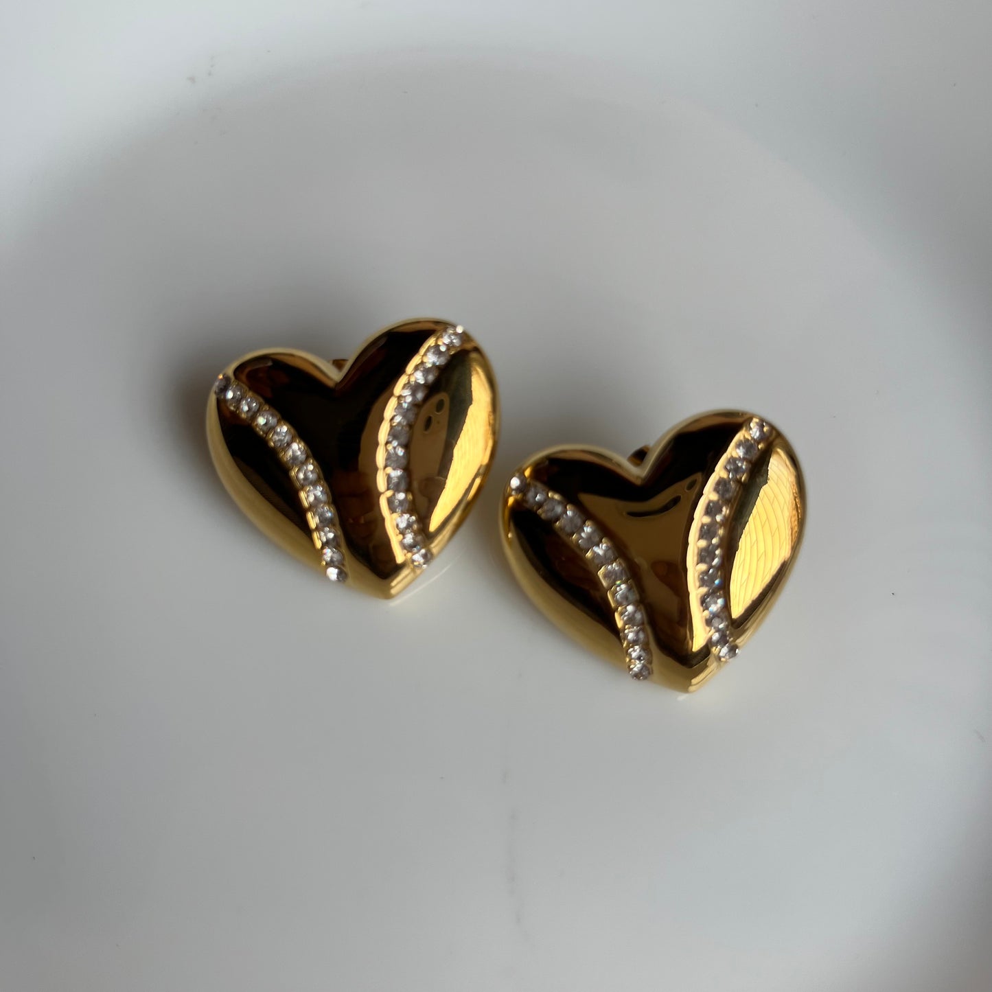 Charlotte Heart earrings