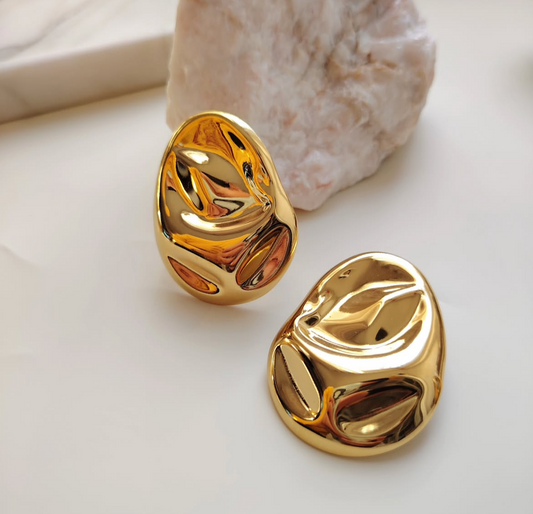 Chunky textured earrings