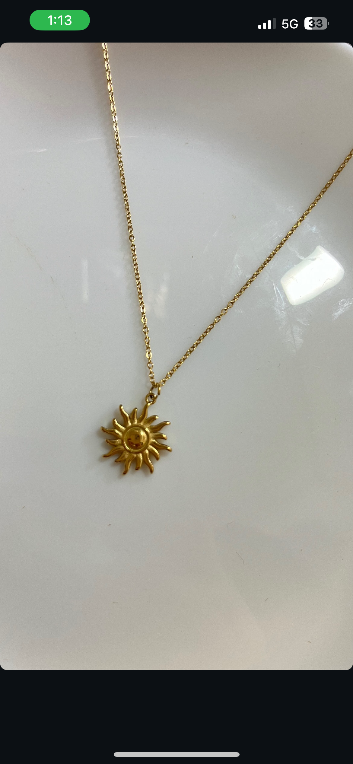 Sunlight necklace